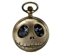 JewelryWe Orologio da Tasca da Uomo Donna Halloween Regalo