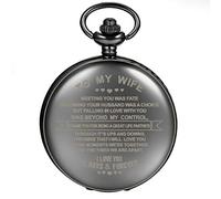 JewelryWe Orologio da Tasca da Uomo Donna TO MY LOVE Regalo