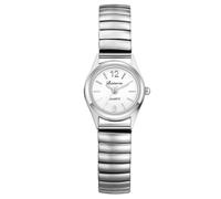 JewelryWe Orologio Elastico Argento da Donna: Orologio da Polso Quadrato Piccolo all Moda Idee Regalo per lei