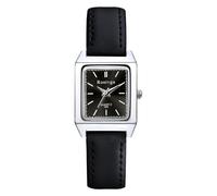 JewelryWe Orologio Elegante in Pelle da Donna: Orologio da Polso Analogico Quadrante Rettangolo Idee Regalo per lei