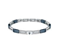 Jewels bracciale Uomo in Acciaio, ip nero,Pietre preziose, Ceramica