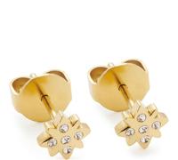 Jewels by Leonardo Ciao Campagnola 024464 - Orecchini a perno in acciaio inox dorato, con zirconi, idea regalo per donna, Eine Größe, Acciaio inossidabile, Nessuna pietra preziosa