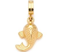 Leonardo Jewels Ciondolo Clip&Mix Ari, ciondolo a catena in acciaio inox dorato, dettagliato, design Koi gioielli regalo per donne, 023659, Eine Größe, Acciaio inossidabile, Nessuna pietra preziosa