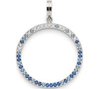 Jewels by Leonardo, ciondolo clip & mix Clarence • ciondolo a catena in acciaio inox color argento • pavé • regalo per donne • 024953, 4,8 cm, Acciaio inossidabile, Nessuna pietra preziosa