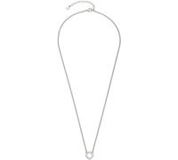 JEWELS BY LEONARDO Collana Clip & Mix Orlanda • Collana veneziana in acciaio inox color argento • Elemento quadrifoglio per appendere charms • 50-55 cm di lunghezza • Gioielli regalo per donne