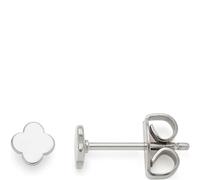 Leonardo Jewels Ciao Janna 023900 - Orecchini a perno in acciaio INOX con decorazione a quadrifoglio, colore: Argento, Eine Grösse, Acciaio inossidabile, Nessuna pietra preziosa