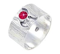 JEWELSTREZORO Gioiello in argento sterling 925, elegante, fatto a mano, articolo da regalo per uomini e donne, tutte le taglie Jewerly TSR114AA, 21 (19,4), metallo prezioso Gemma, Stella di tiglio