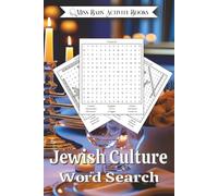 Jewish Culture Word Search Puzzle Book: Word Searches with Easy to Read Print about Jews, Jewish Culture, and Israel, and More | 6x9 inches | 110 ... Gifts for Vacations, Holidays, and Free Time