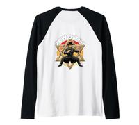 Jewish Hanukkah Rabbi Horah Dance Divertente Jiu Jitso (sul Maglia con Maniche Raglan
