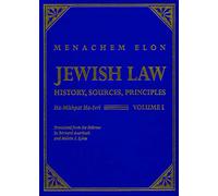 Jewish Law: History, Sources, Principles