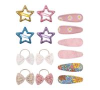 JEXOWIQ 14pcs Fermagli Capelli Bambina Mollette, Mollette Capelli Bambina,per Fermaglio Capelli Donna Baby Kids Accessori per Capelli per Vita Quotidiana Feste Spettacoli Fotografia e Festival