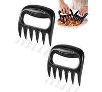 JEXOWIQ Accessori Plastica Barbecue Attrezzi Artigli Pulled Pork - 2 pinze per barbecue di Maiale tirato, Forchettone per barbecue, pinze per macinare Carne Forte, Accessori per barbecue affumicati