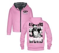 Jey Uso Quattro Lettere Una Parola Yeet Felpa Con Cappuccio A Maniche Lunghe Streetwear Donna Uomo Giacca Parka Cappotto Invernale, rosa, XXL