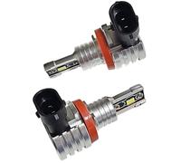JEYEFFE Kit 2 Lampade LED H11 H16 H8 50W 7200LM 6000K - No Errore Canbus, Fari Auto Alta Luminosità, Impermeabili, Lunga Durata Abbaglianti Anabbaglianti Fendinebbia (H11/H16/H8)
