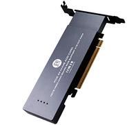 JEYI iHyper-Pro M.2 X16 a 4X PCIE 4.0 GEN4 Scheda di espansione Supporta NVMe M.2 m Key 2280 fino a 32 Gbps per VROC NVMe Raid (iHyper-Pro)