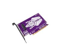 JEYI Scheda Adattatore da PCIe 5.0 A EDSFF E3.S, Scheda di Espansione SSD NVMe da 128 Gbps, Supporta Slot X4/X8/X16 per Desktop