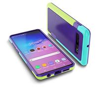 Jeylly Custodia integrale per Samsung Galaxy S10, S10, ultra sottile, 3 colori, ibrida, in morbido TPU, sottile, antiscivolo, antiurto, protettiva, per Samsung Galaxy S10 (6,1 pollici), viola