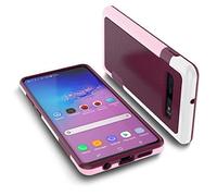 Jeylly Custodia protettiva per Samsung Galaxy S10 (6,1 pollici), compatibile con Galaxy S10, custodia ibrida a 3 colori, in morbido TPU sottile, antiscivolo, antiurto, protettiva per Samsung Galaxy