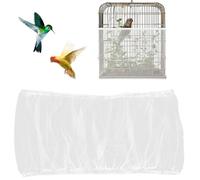JEYORZY 1 pcs Copertura per Gabbia, coperture universali per gabbie per uccelli, Copertura per Gabbia di Uccelli in Rete di Nylon, Bird Cage Seed Catcher per Uccelli Pappagalli Ventilata e Antipolvere