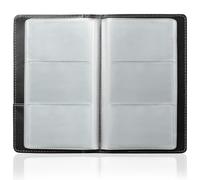 JEYORZY 1 pcs Porta Biglietti, Porta Carta di Credito, Trasparente biglietti, per 60 carte, versatile libro di schede di visita, per una moltitudine di biglietti da visita