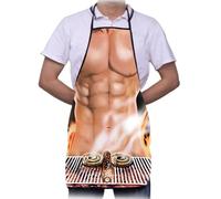 JEYORZY 1 Pezzi Cucina Grembiule Sexy Divertente Novità Cottura Cucina Barbecue Partito Cosplay Grembiule Grigliare Grembiule da Cucina Grembiule Cucina Uomo Divertenti da Donna Uomini Regalo