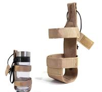 JEYORZY 1 pezzo Copri Bottiglia d'Acqua, Borsa Porta Borraccia Molle Tattica, Portaborraccia tattico, regolabile Semplice Porta Bottiglia d'Acqua, Adatto per Bottiglie varie attività outdoor, Cachi