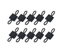 JEYORZY 10pcs Tactical Retainer,Molle Nastro Tattico,Accessori per Zaino Gilet Tattico Molle,Accessori del sistema Molle Per Lo Zaino Tattico Vest (Nero)