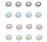 JEYORZY 16 pcs Grip Gommini joystick cap, Tappi Pulsanti in Silicone Copertura di Protezione, Game Controller per PS5/PS4/PS3 accessori cap Analogico, Joystick Pad Controller, Accessori per Controller