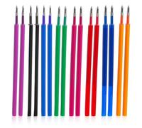 JEYORZY 16 Pezzi Ricariche Cancellabili,Colorate Refill Ricarica Penne Cancellabili Set,Punta Della Penna 0.7mm,per La Scuola e La Vita Di Tutti I Giorni
