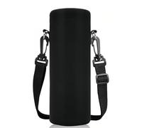 JEYORZY 1pcs Portaborraccia Termica, Custodia Antiscottatura, Tracolla Regolabile, Borsa Tracolla per Bottiglia Neoprene da 1500 ml, Nero