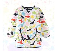 JEYORZY 1x Grembiule Pittura Bambini, Grembiule Pittura Bambini Impermeabile, Grembiule per Pittura Bambino Bambina, Grembiulino Maniche Lunghe per Dipingere Scuola Asilo Cucina Casa, Design Artista