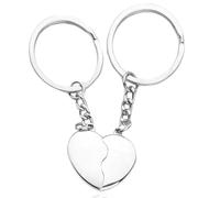 JEYORZY 2 pcs Portachiavi Coppia Cuore, Portachiavi Coppia, Regali Di Coppia, Portachiavi Coppia Lui e Lei, Portachiavi Coppia Casa, Casa Nuova Idee Regalo San Valentino, Per Coppia Amici Regalo