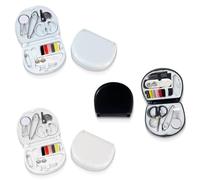 JEYORZY 2 Pezzi Cobee Kit Da Cucito, Mini Kit Da Cucito Per Accessori Da Viaggio Portatili Fai Da Te Di Emergenza Cucito Forniture Di Riparazione A Forma Di Cuore Custodia Da Cucito