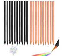 JEYORZY 20 Pezzi Matita Multicolore,7 in 1 Matite Arcobaleno,Matite Colorate Arcobaleno per Bbambini,Matite Colorate per Adulti o Bambini,Matite Multicolori per Arte,Disegno,Colorazione,Schizzi
