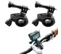 JEYORZY 2PCS Supporto per Manubrio della Bicicletta Supporto, Supporto Camera Moto, Clip per Manubrio Girevole, Supporto Bici Moto Manubrio per Morsetto per videocamera Fotocamera Supporto GoPro