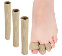 JEYORZY 3 Pezzi Protezione Dita Piedi in Silicone Tagliabile,Tubo Proteggi dita Piedi,Copri Dita in Gel Tagliabile, Separatori per le Dita, Protezione per Calli e Vesciche (15 cm,3 Dimensioni)