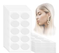 JEYORZY 300 Pezzi Cerotti per Orecchie Protezioni per Orecchini Stabilizzatori per Orecchini Pesanti Cuscinetti di Supporto per Lobo dell'Orecchio Adesivo di Supporto per Orecchini Grandi