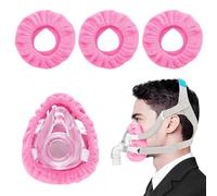JEYORZY 3pcs Inserti protettivi per maschere CPAP, fodere per maschere CPAP a pieno facciale, copertura per maschera CPAP professionale, riutilizzabili per utenti della terapia respiratoria CPAP, Rosa