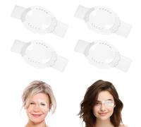 JEYORZY 4 Pezzi Protezione Trasparente per Gli Occhi, Maschere per Occhi Trasparenti e Ventilate Cerotti per Occhi Ideale per Proteggere Gli Occhi per Il Recupero delle Operazioni Oculari