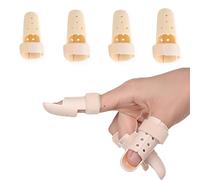 JEYORZY 4 x Tutore Dito a Scatto, Stecche per le Dita, Stecche Dita Regolabili per Riabilitazione, Stecca Fissa Riabilitazione Dita, Allevia Dolore Tendinite Artrite, Protegge da Slogature e Fratture