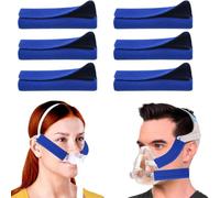 JEYORZY 6 pcs Coperture CPAP, CPAP Face Pads, Cuscinetti per il Viso CPAP, Imbottiture per il Comfort della CPAP, CPAP Face Pads, CPAP Strap Comfort Pads, CPAP per il viso, Universali e riutilizzabili