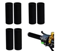 JEYORZY 6 Pezzi Copri Manopole in Spugna Universali per Manubrio,Comfort Copertura Antiscivolo Anti-Vibrazione per Impugnatura del Manubrio,Manopole Riscaldate moto,Coprimanopole scooter,Manopole Moto