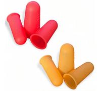 JEYORZY 6 pezzi Protezioni per dita in silicone, Ditali in Silicone Tappi Protettivi per Dita Protezioni per Dita in Silicone Pistola per Colla a Caldo Cera di Resina Adesiva al Scrapbooking