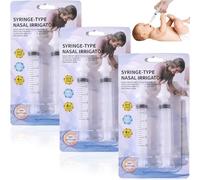 JEYORZY 6pcs Siringa per Lavaggi Nasali Bambini, Irrigatore Nasale, Baby Doccia Nasale Sicuro Confortevole, Irrigazione Nasale Portatile Aspiratore Nasale, Lavaggi Nasali con Punta in Silicone Morbido