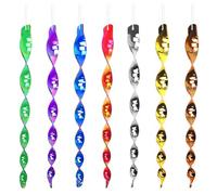 JEYORZY 7 Pezzi Repellente Reflektierende Vogelabwehr, Riflettente 360 Gradi Spirale 30cm Uccello Rod Argento per Balconi Giardini Alberi da Frutto, Scaccia, Spaventa, Dispositivo Deterrente