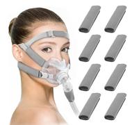 JEYORZY Set di 8 CPAP coprisedili per il viso, Coperture CPAP, CPAP Face Pads, Cuscinetti per il Viso CPAP, Imbottiture per il Comfort della CPAP, per ridurre le macchie rosse e le ammaccature, grigio