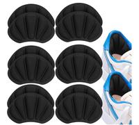 JEYORZY Tallone Cuscino, 6 Paia Di Cuscinetti Per Tallone Autoadesivi, Cuscinetti per Scarpe, Inserti per Cuscino Sul Retro Del Tallone per Scarpe Troppo Grandi, Proteggi Tallone Scarpe Uomo Donne
