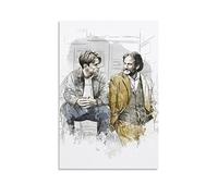 JEYUAN Poster da parete su tela 60 * 80cm Senza Cornice Robin Williams Matt Damon Poster e stampe murali Arredamento moderno per la casa per camera da letto familiare