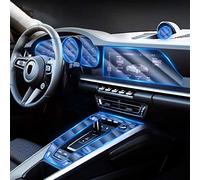 JEZOE Pellicola protettiva per schermo di navigazione per cruscotto con cambio centrale per interni auto, per Porsche Carrera 911 2019-2022