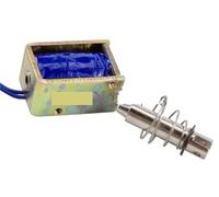 JF-1039 1039B Dc 12V 25N Hub 10mm Pull Push Tipo Linear Solenoide Elettromagnetico 1Pcs (JF-1039,12V)